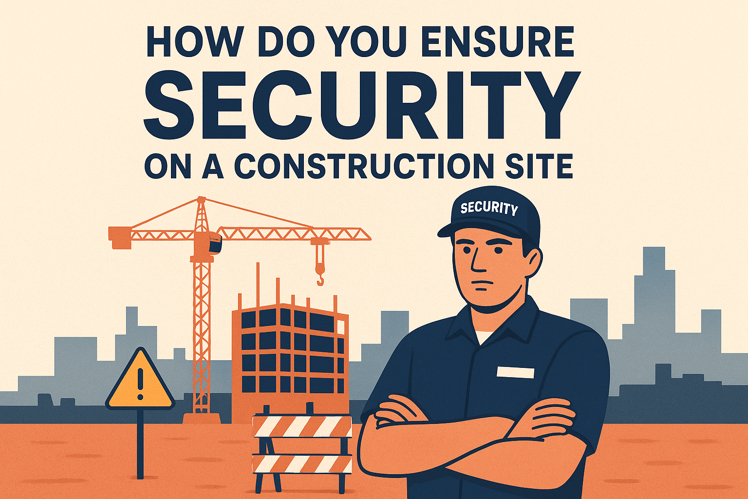 ensure security on a construction site