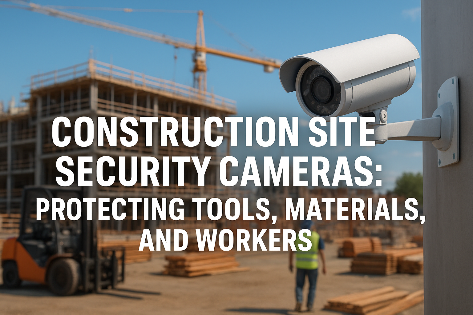 construction site security cameras in action